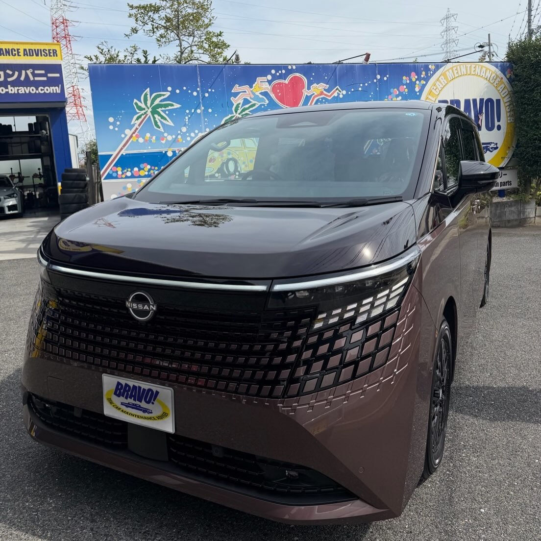 新型エルグランド初入庫しました🤩